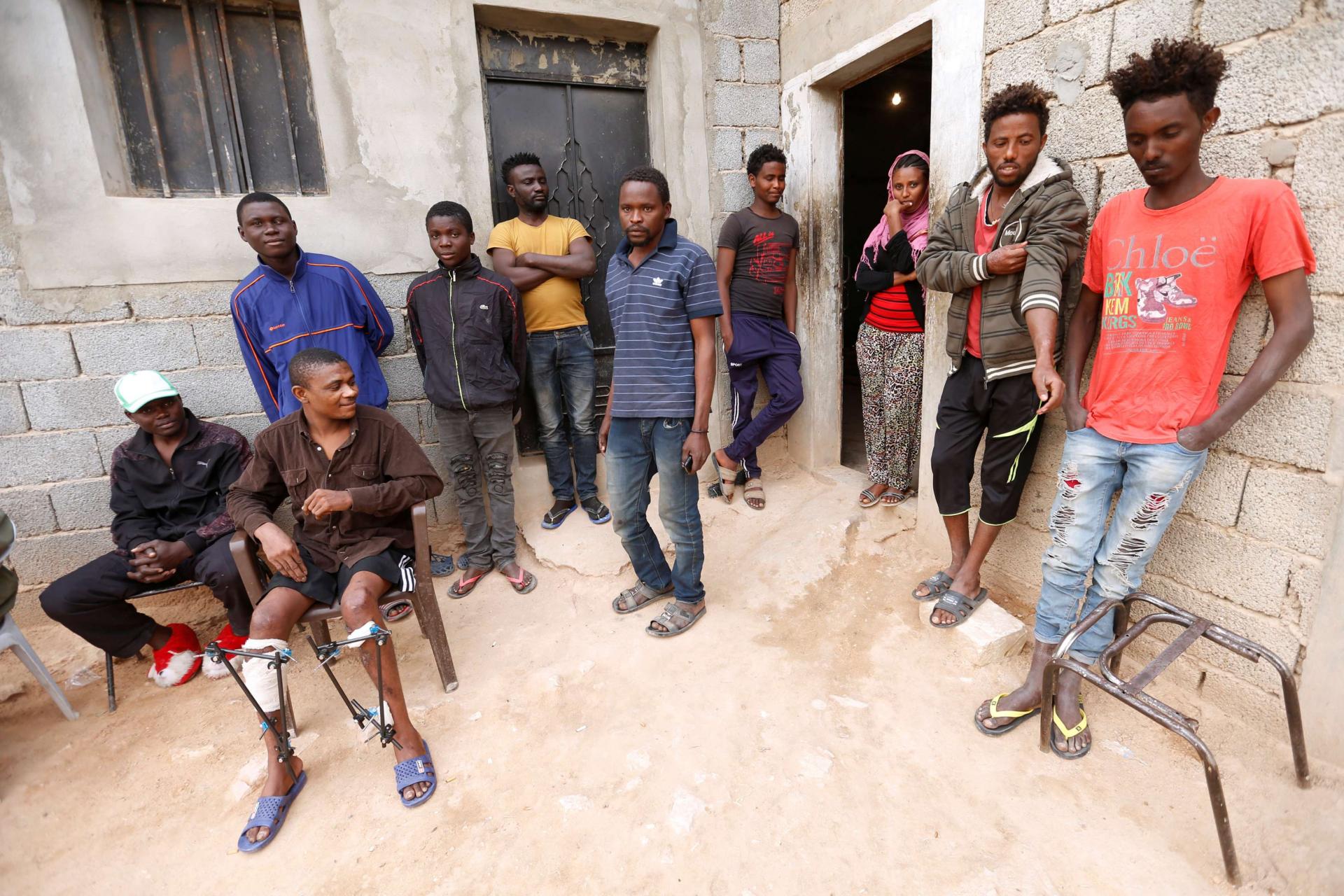 المهاجرون واللاجئون في ليبيا