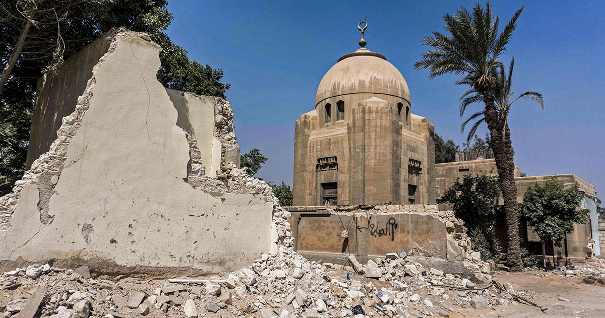 الدعاية الاخوانية المضللة: النظام المصري يهدم المساجد!