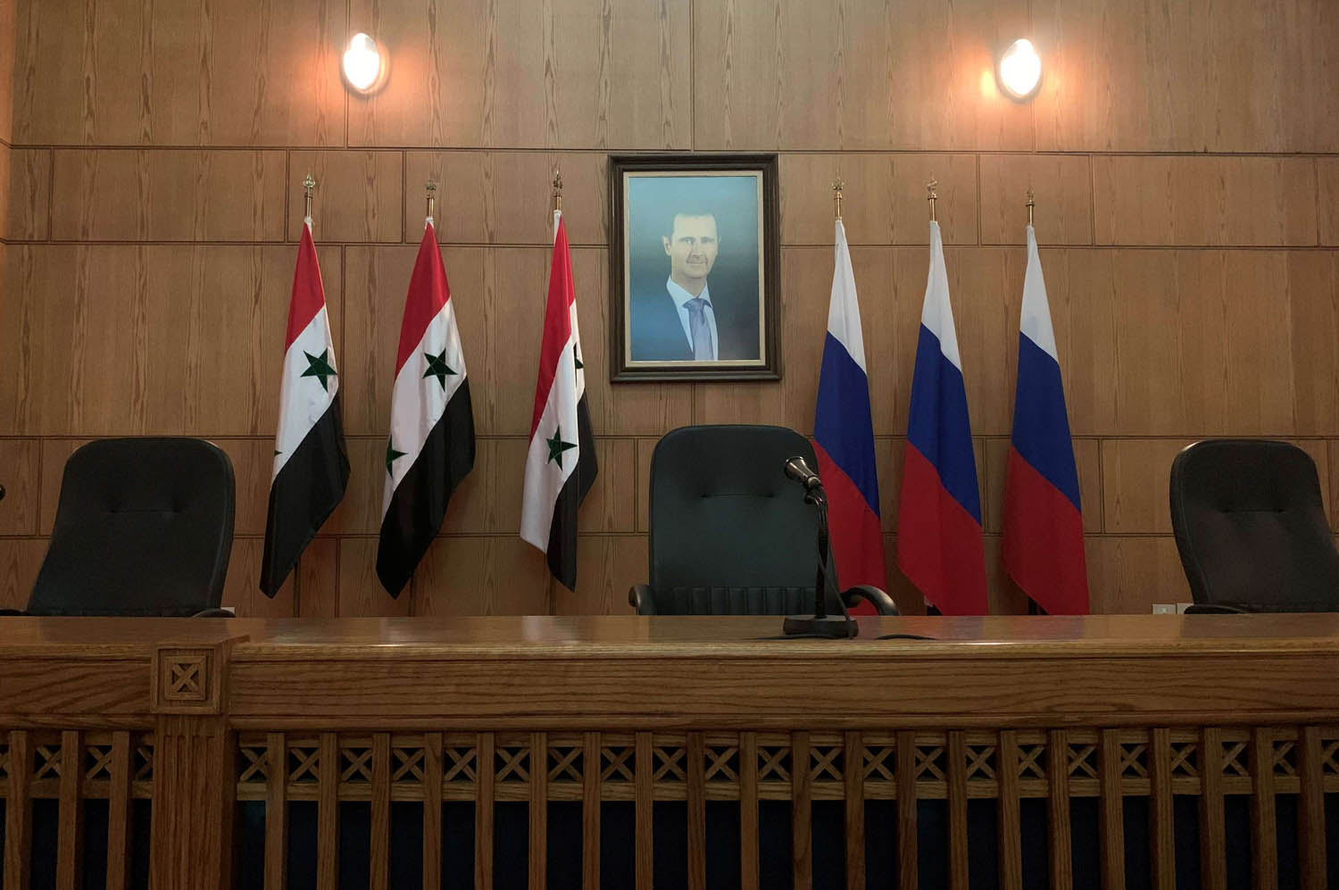 استعدادات لمؤتمر صحفي سوري روسي مشترك في دمشق