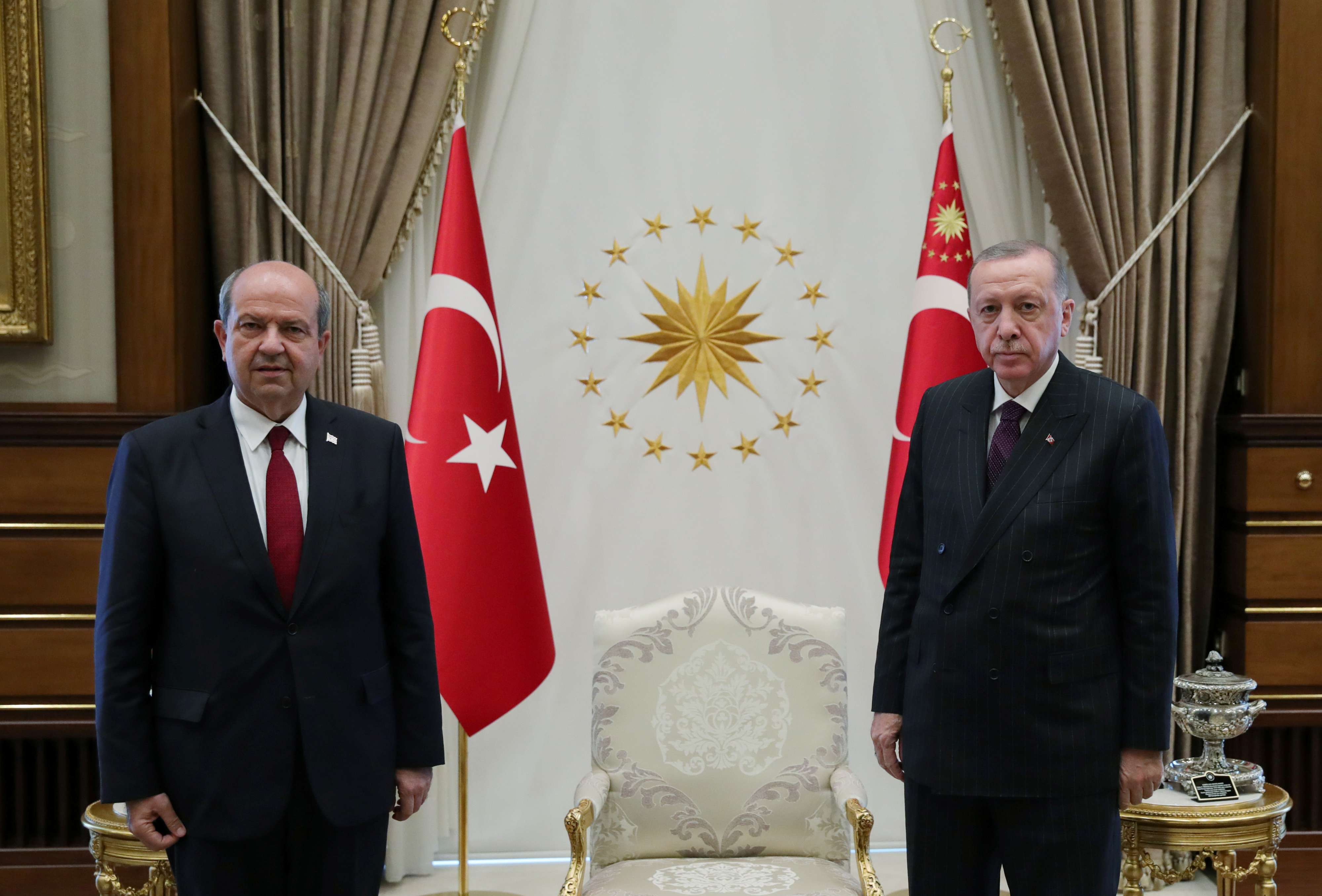 اردوغان يسعى الى دعم فرص ارسين تتار للفوز برئاسة شمال قبرص