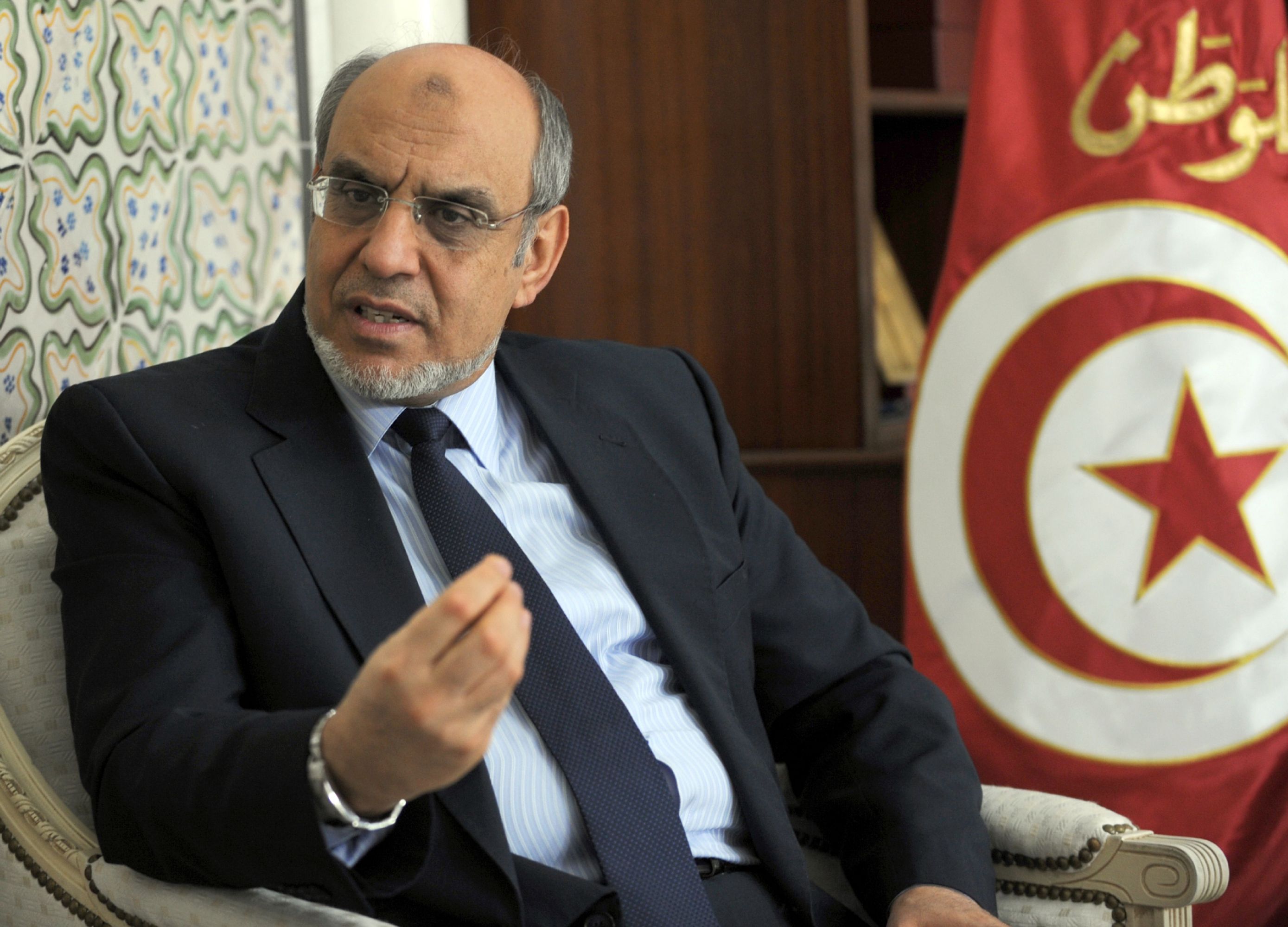 رئيس الحكومة التونسية الاسبق والقيادي السابق في حركة النهضة حمادي الجبالي