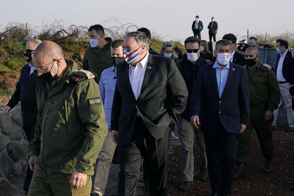 زيارة وزير الخارجية الاميركي مايك بومبيو للضفة الغربية المحتلة