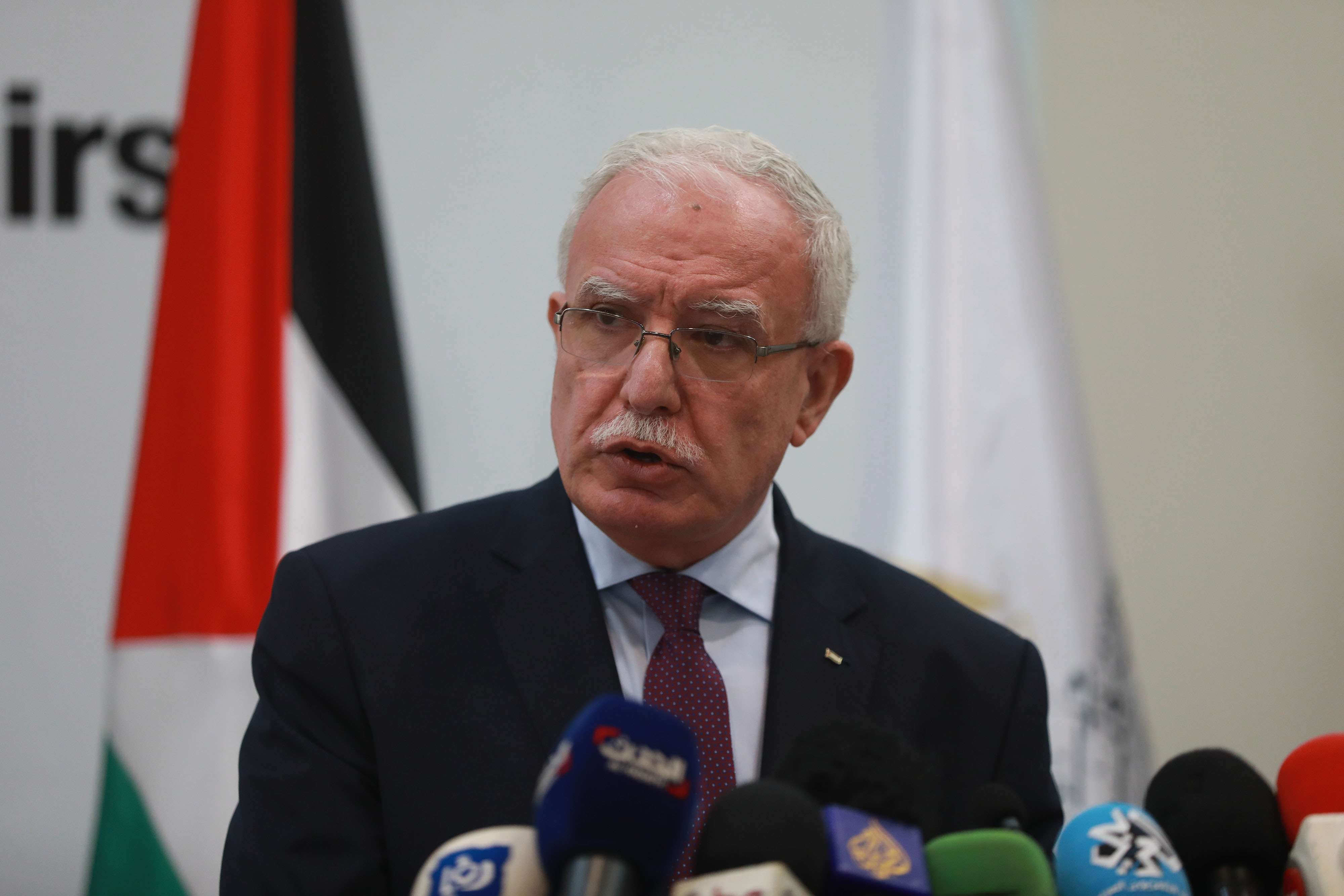 وزير الخارجية والمغتربين الفلسطيني رياض المالكي