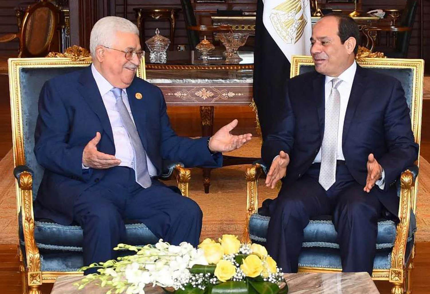 السيسي يؤكد ان القضية الفلسطينية ستظل أولوية في السياسة المصرية