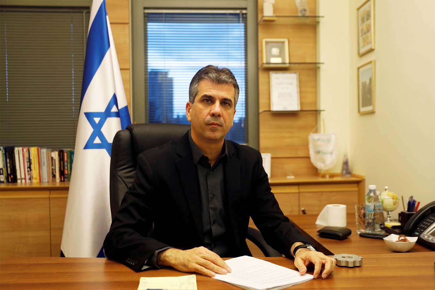 Intelligence Minister Eli Cohen