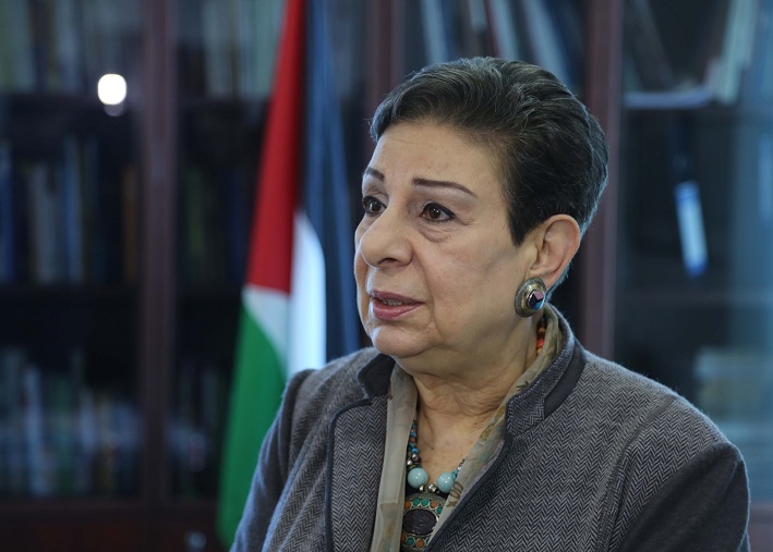 حنان عشراوي عضو اللجنة التنفيذية بمنظمة التحرير الفلسطينية