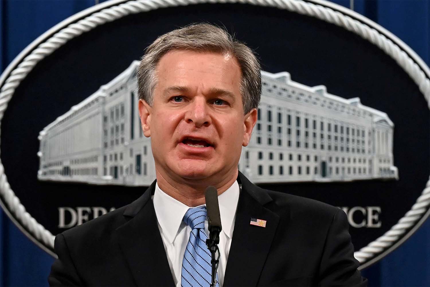 FBI director Christopher Wray 