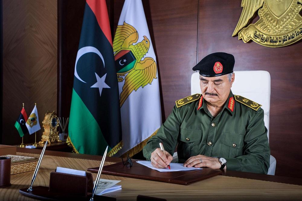 حفتر دعا لحمل السلاح ردا على قرار البرلمان التركي تمديد مهام القوات التركية في ليبيا 18 شهرا