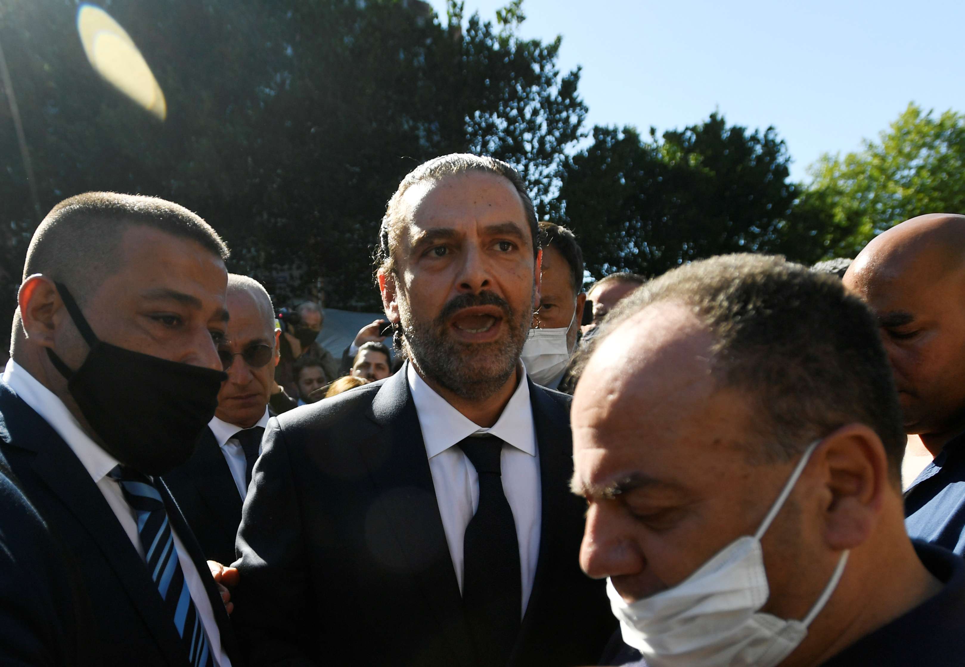 سعد الحريري رئيس الوزراء اللبناني المكلف وزعيم تيار المستقبل