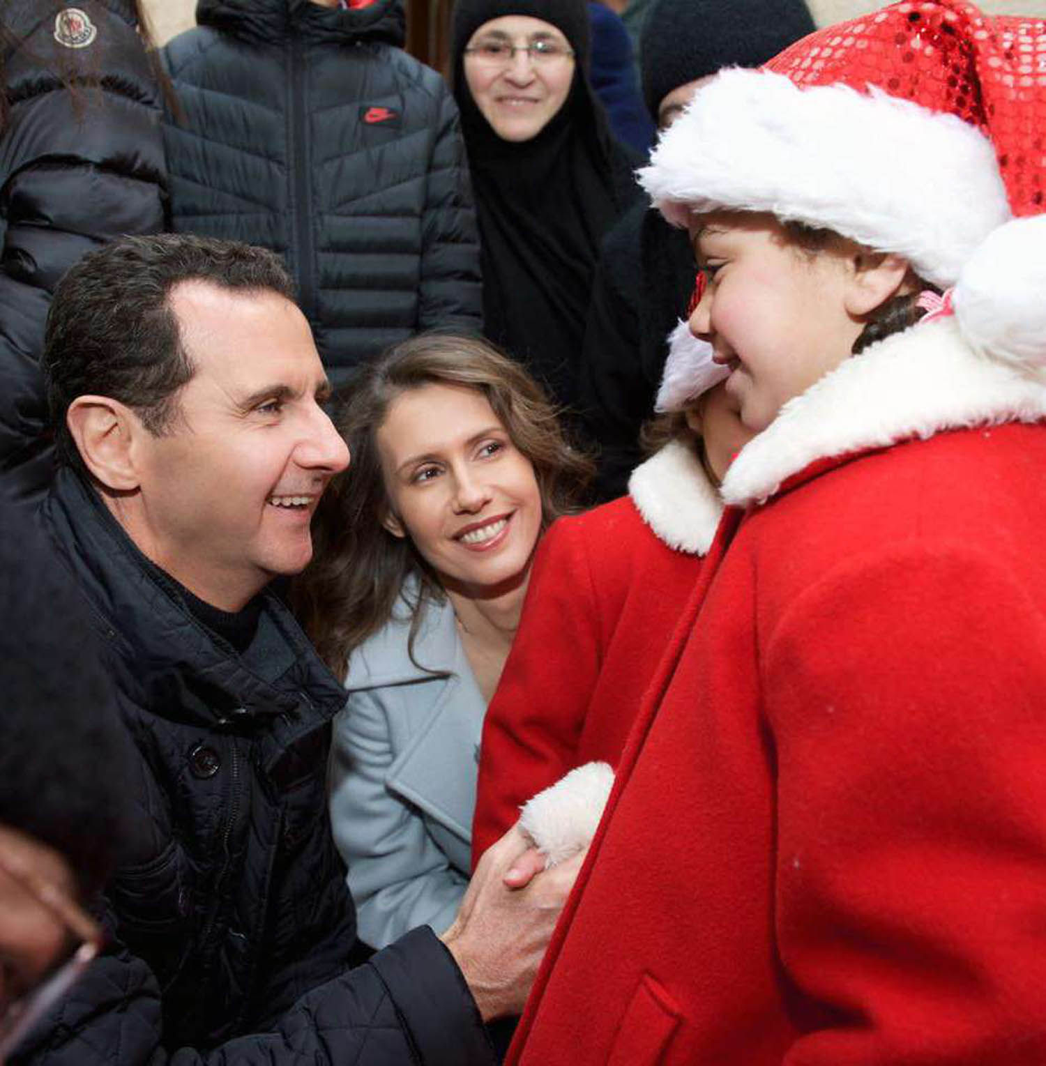 الرئيس السوري بشار الأسد وزوجته أسماء الأخرس