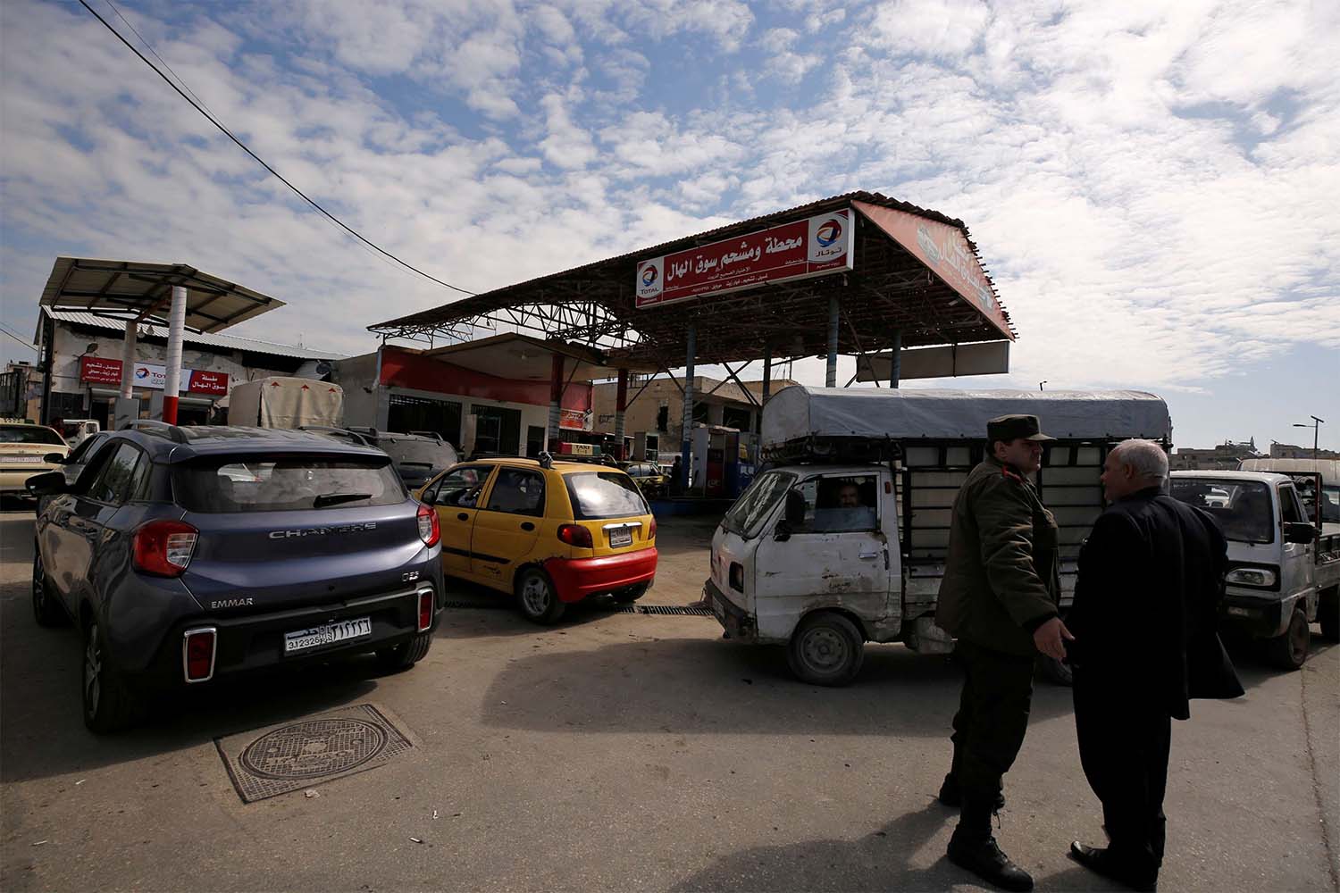 The cost of one litre of unsubsidized gasoline sells at 1,050 Syrian pounds ($0.37) on the black market