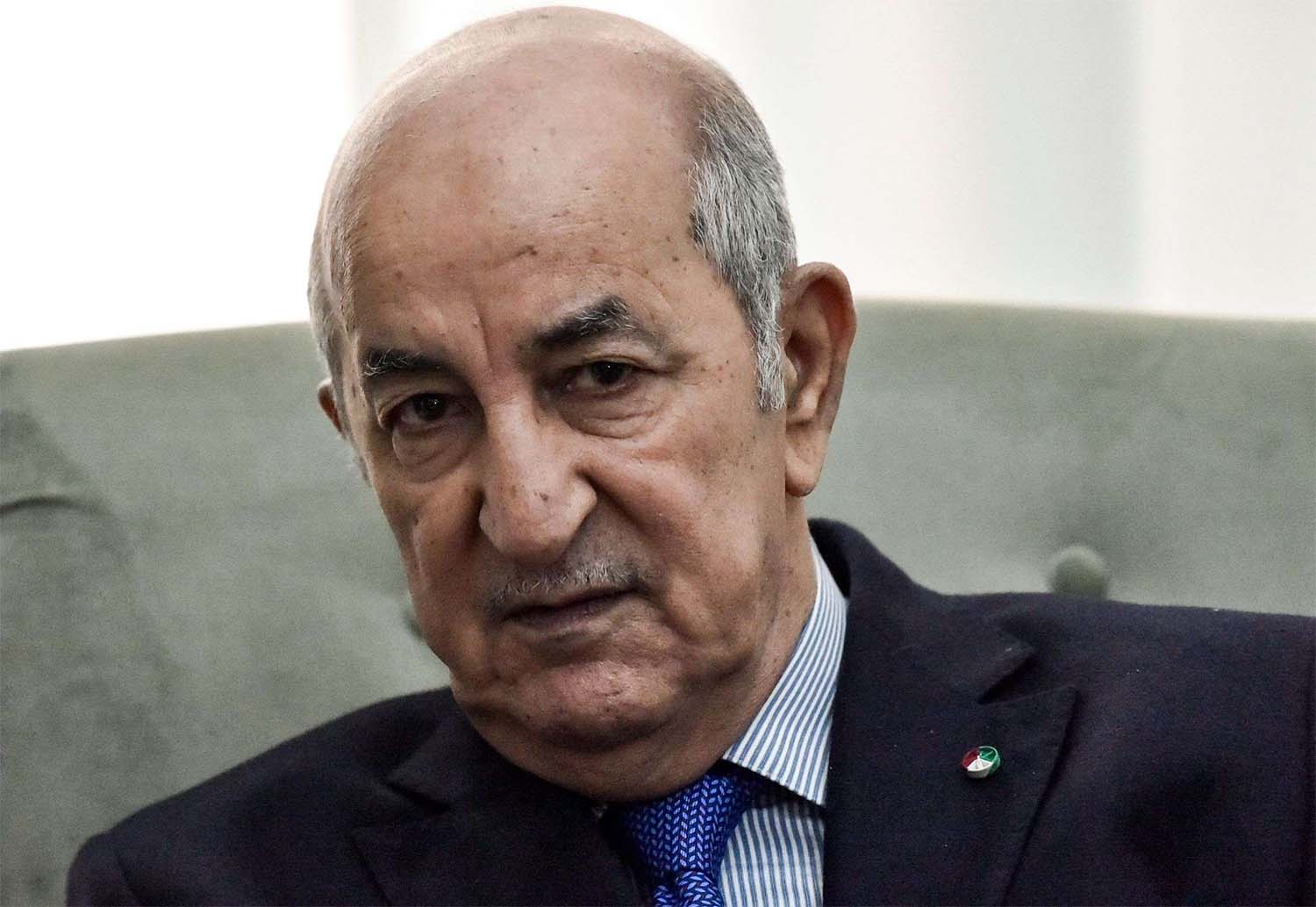 Tebboune said his return to Germany was previously planned