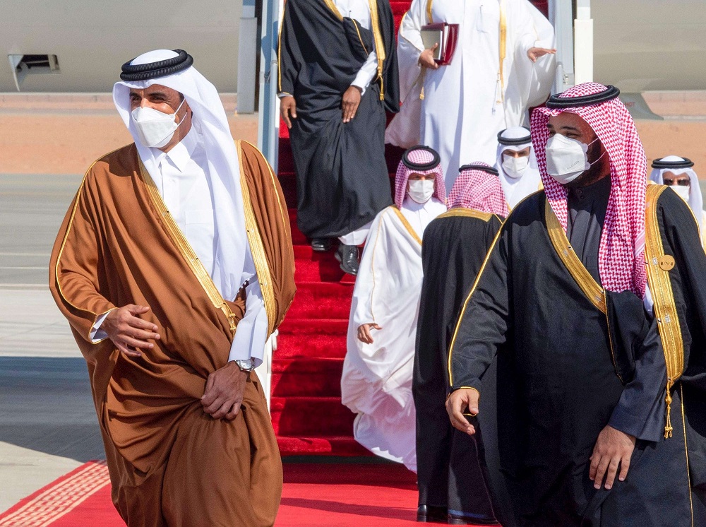 أول اتصال هاتفي بين أمير قطر وولي العهد السعودي لتعزيز مسار التضامن الخليجي