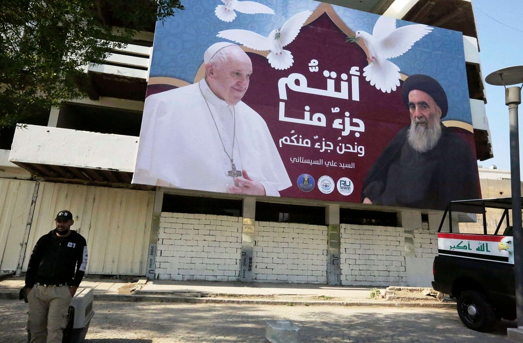 لقاء البابا والسيستاني محطة أساسية في زيارة الحبر الأعظم إلى العراق