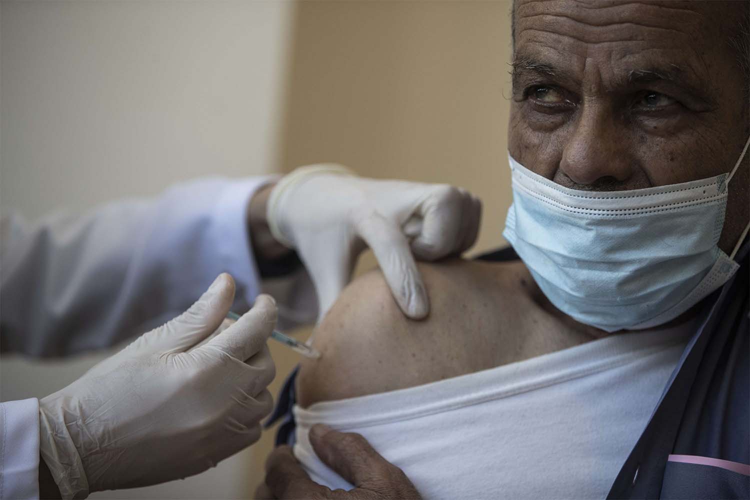 Just 8,500 people have turned out to be vaccinated in Gaza 