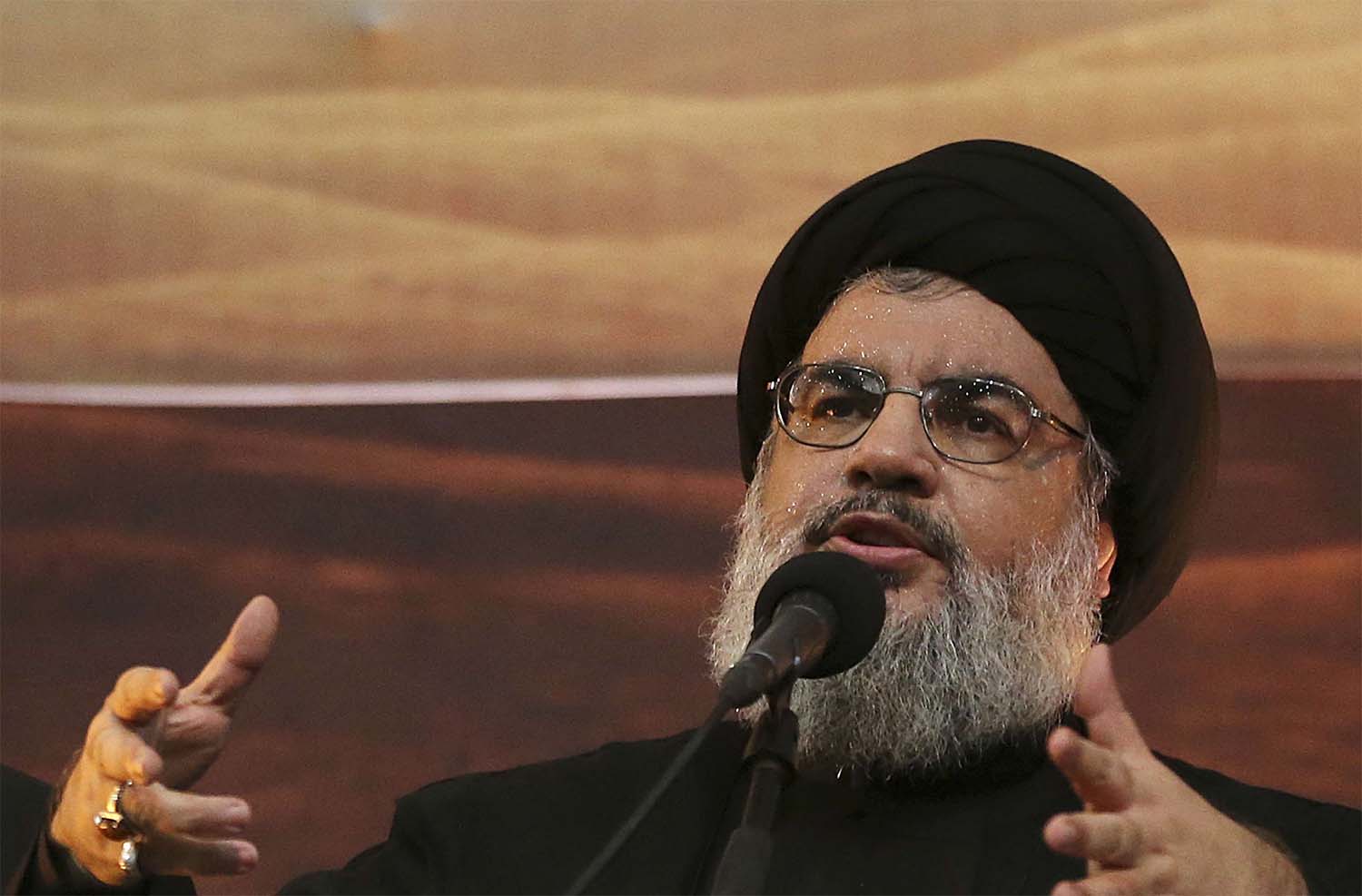 Nasrallah blamed central bank chief for the currency tumble