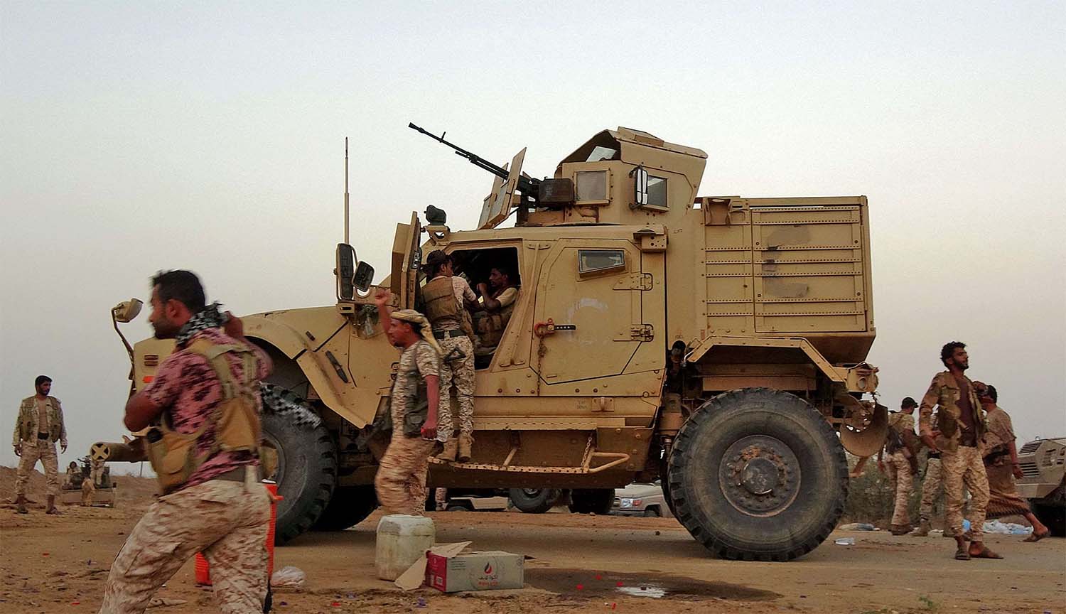 Forces loyal to Yemeni government