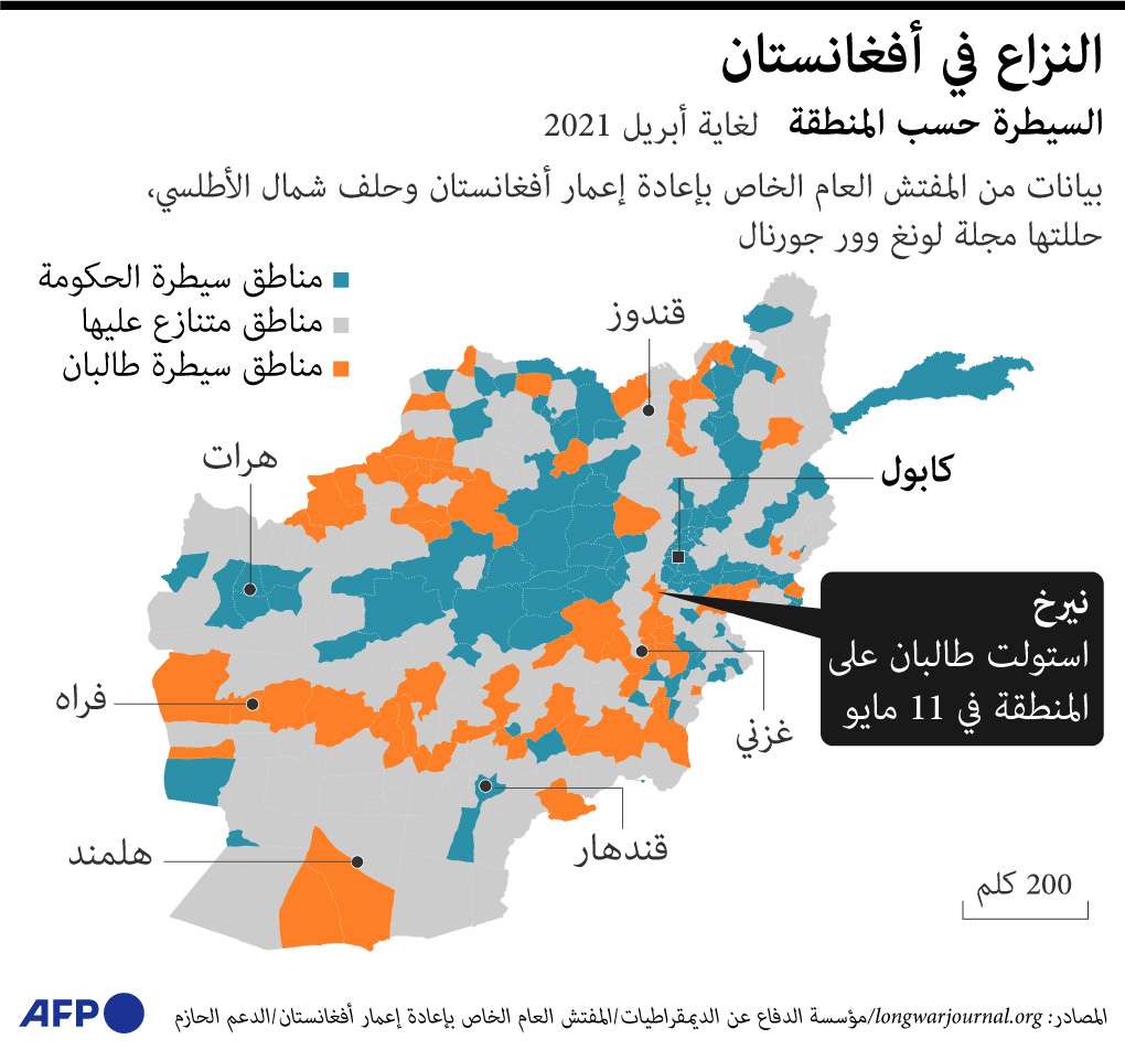طالبان توسع مناطق سيطرتها في أفغانستان