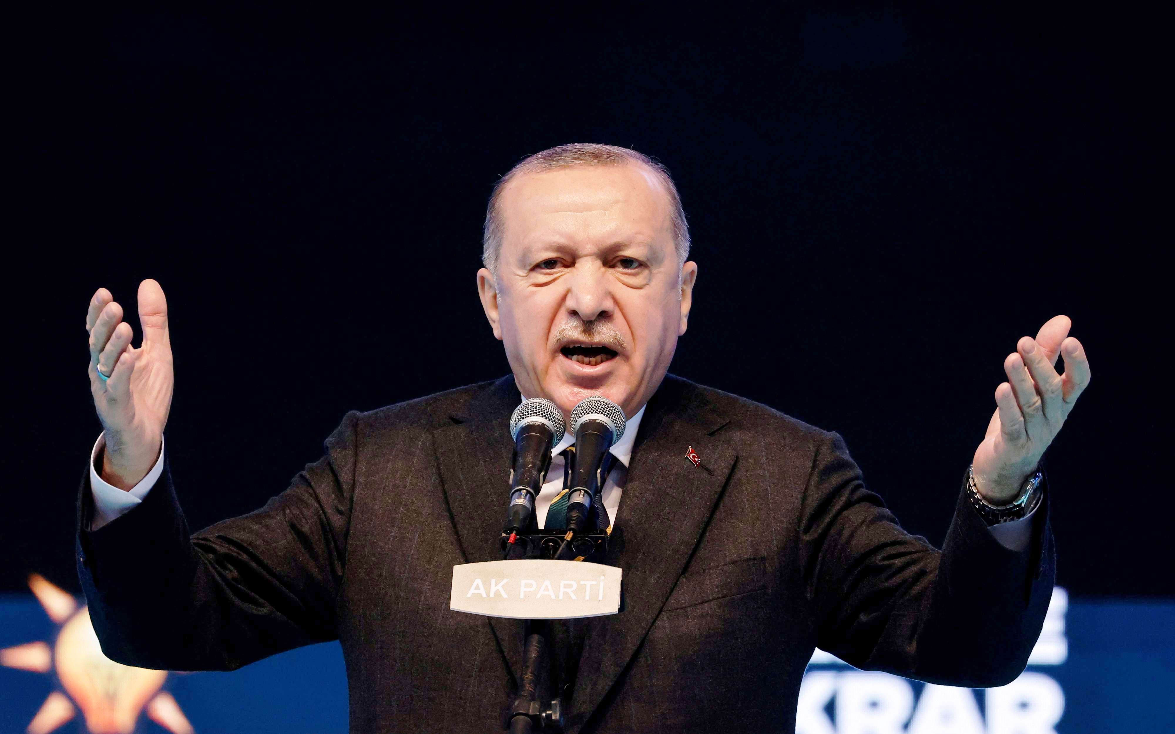 الرئيس التركي رجب طيب اردوغان