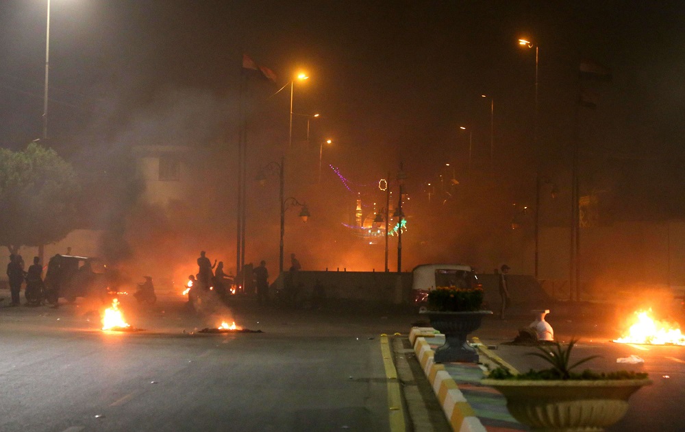الاحتجاجات في محافظة كربلاء