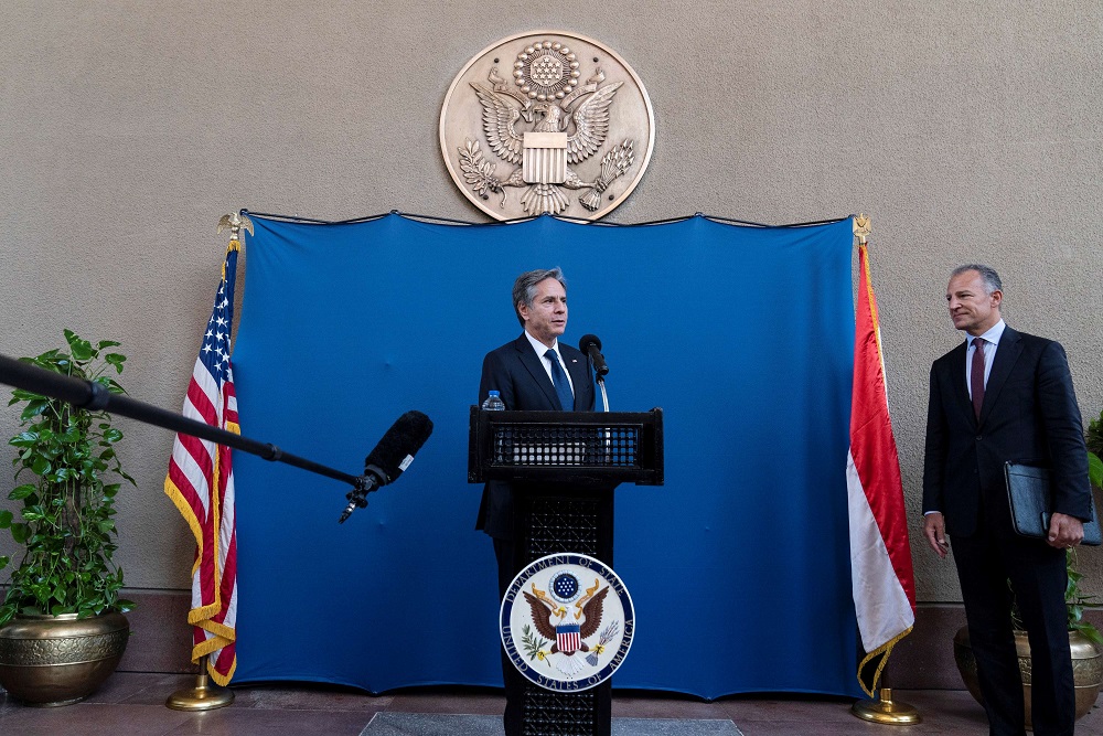 وزير الخارجية الاميركي انتوني بلينكن