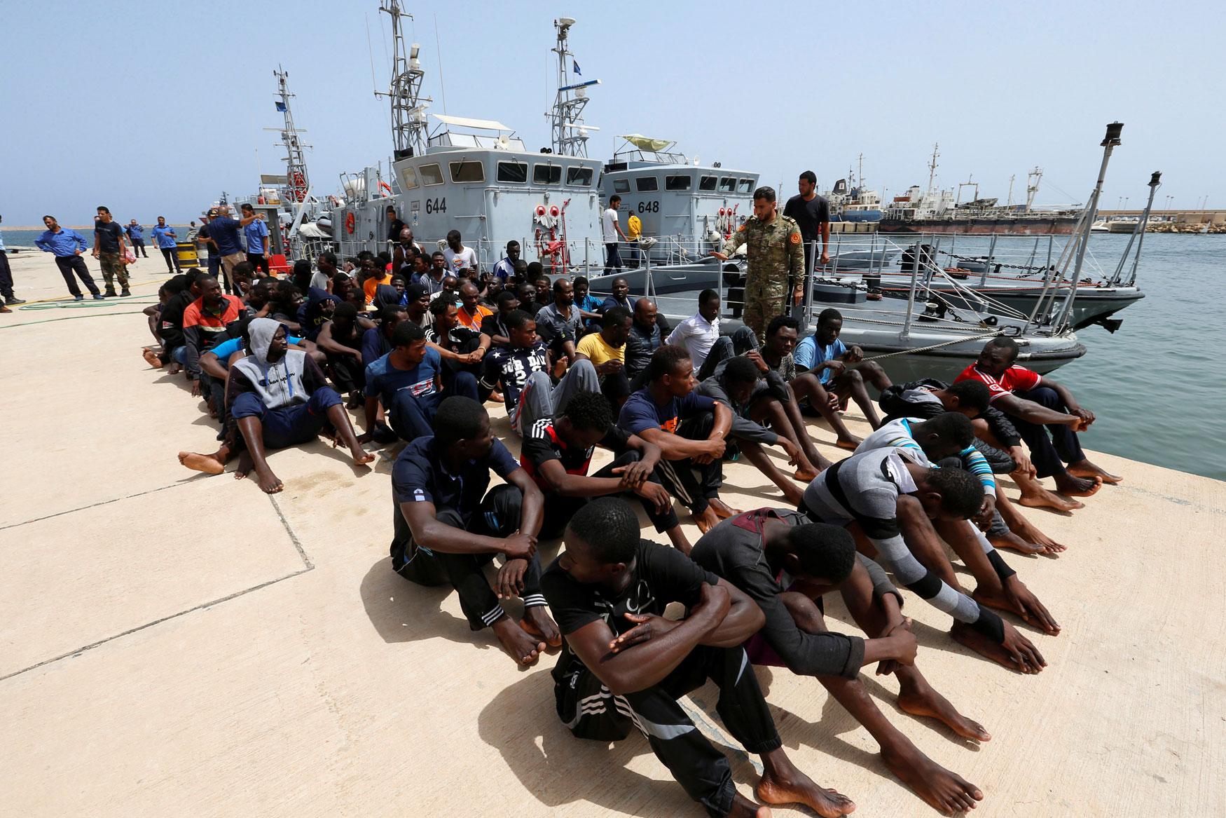 الغالبية العظمى من المهاجرين الأفارقة المتجهين إلى أوروبا ينطلقون من ليبيا