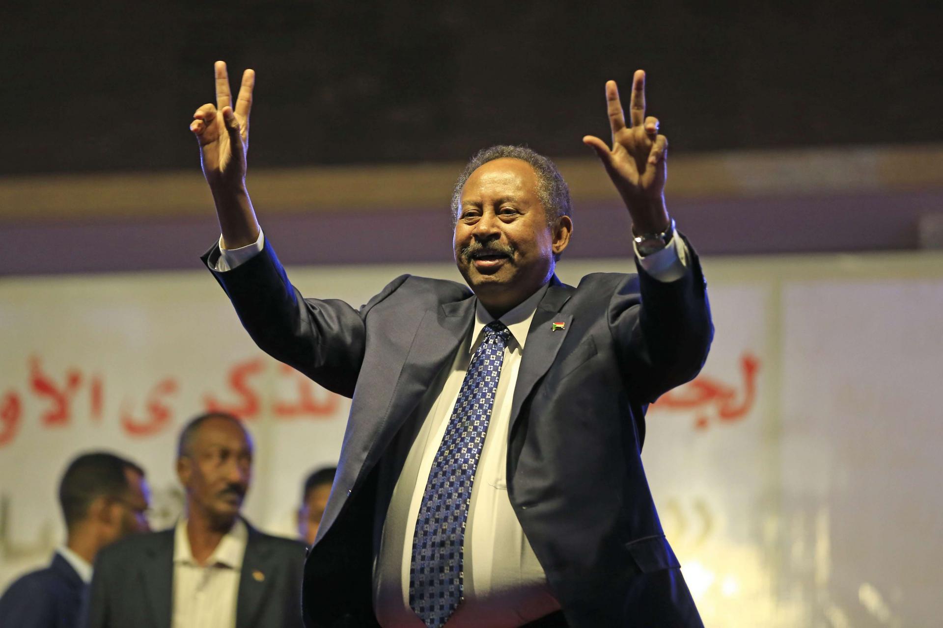 رئيس الحكومة السوداني عبدالله حمدوك