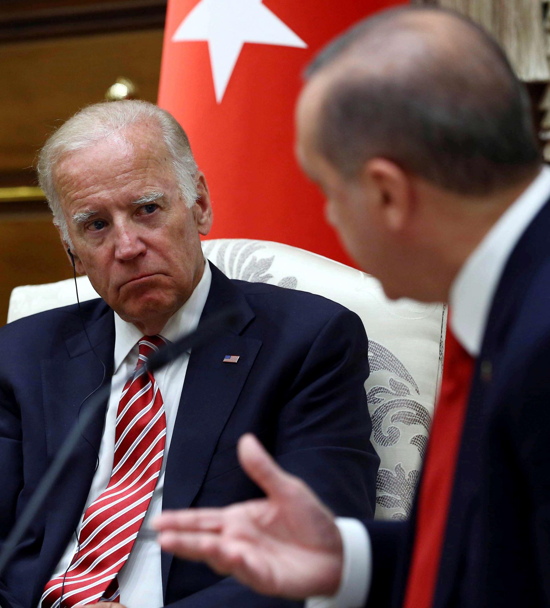 الرئيس الأميركي جو بايدن والرئيس التركي رجب طيب أردوغان
