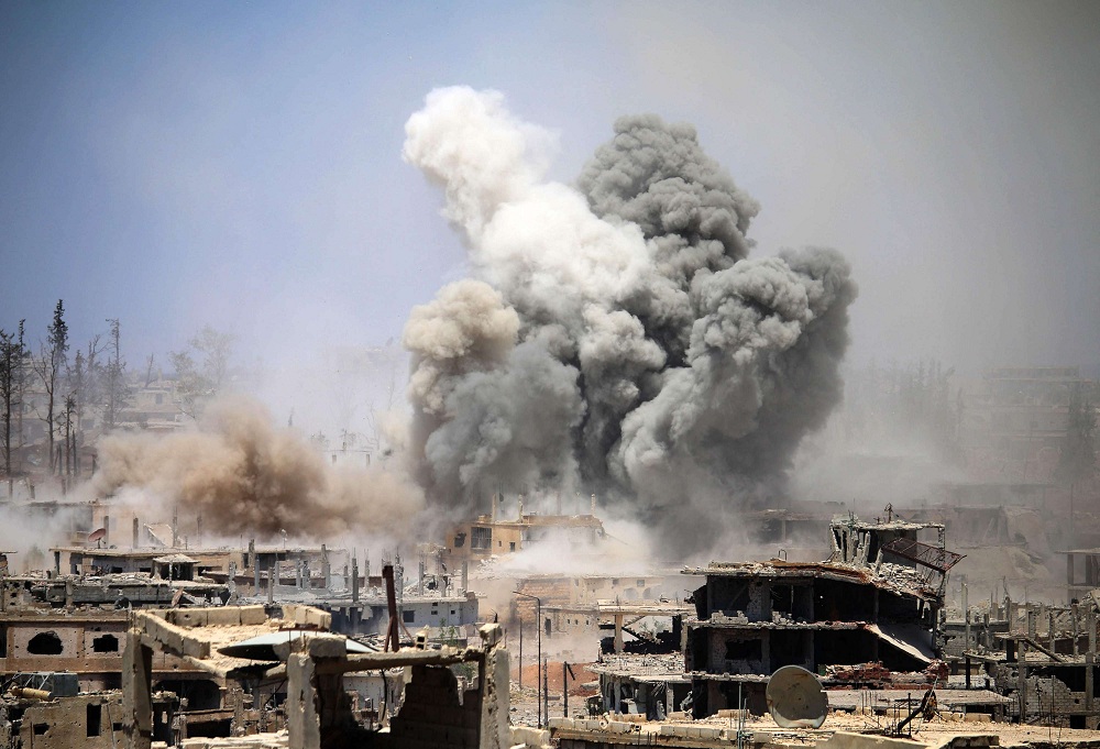 درعا تتعرض لقصف عنيف من قبل القوات السورية