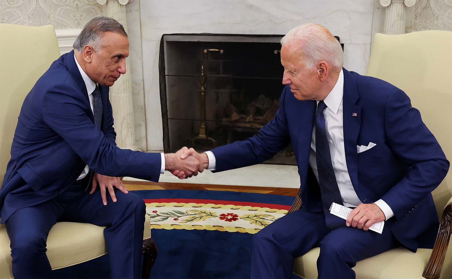 Biden said the US military will continue to assist Iraq in its fight against the Islamic State group