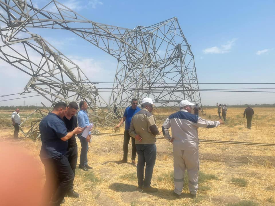 أبراج امدادات الكهرباء في العراق هدف جديد للجماعات الارهابية