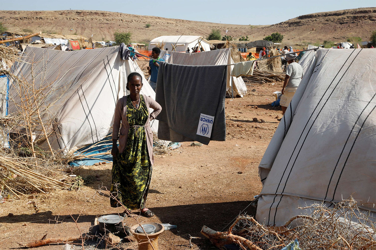 More than 60,000 people have also fled Tigray and taken refuge in Sudan