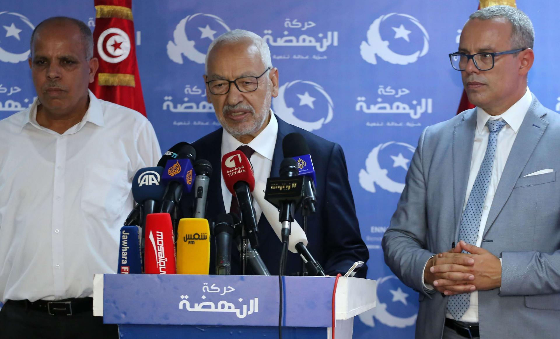 رئيس حركة النهضة التونسية راشد الغنوشي