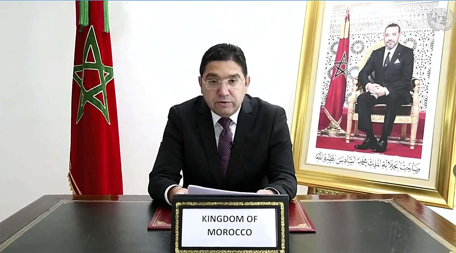Bourita expressed Morocco's concern about the tragic humanitarian situation of the population in the Tindouf camps