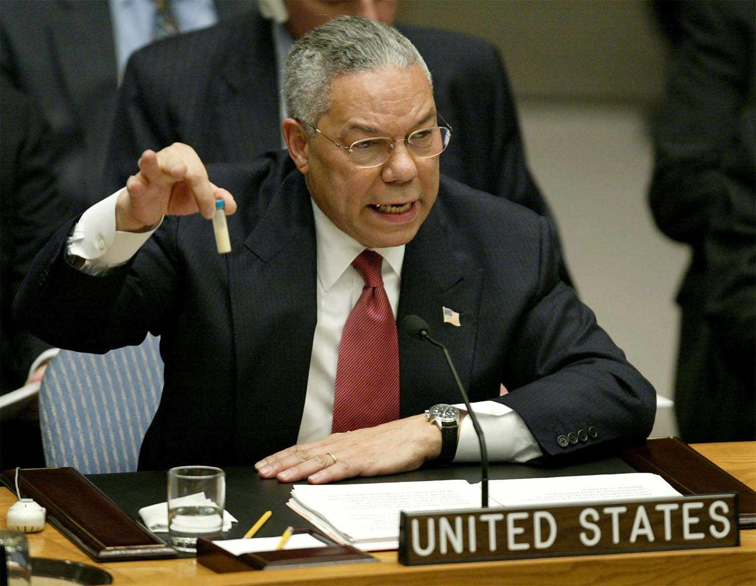 Powell’s UN testimony resulted in the deaths of tens of thousands of Iraqis
