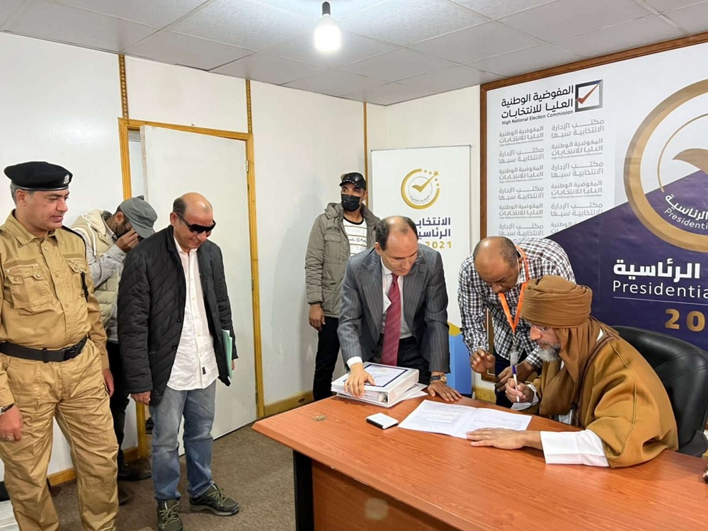 القوة التي منعت سيف الاسلام من الطعن في قرار مفوضية الانتخابات تابعة لحفتر