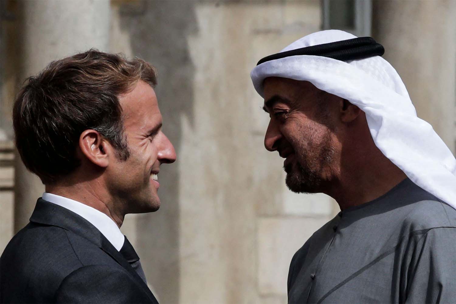 Macron has forged a good relationship with Abu Dhabi Crown Prince 