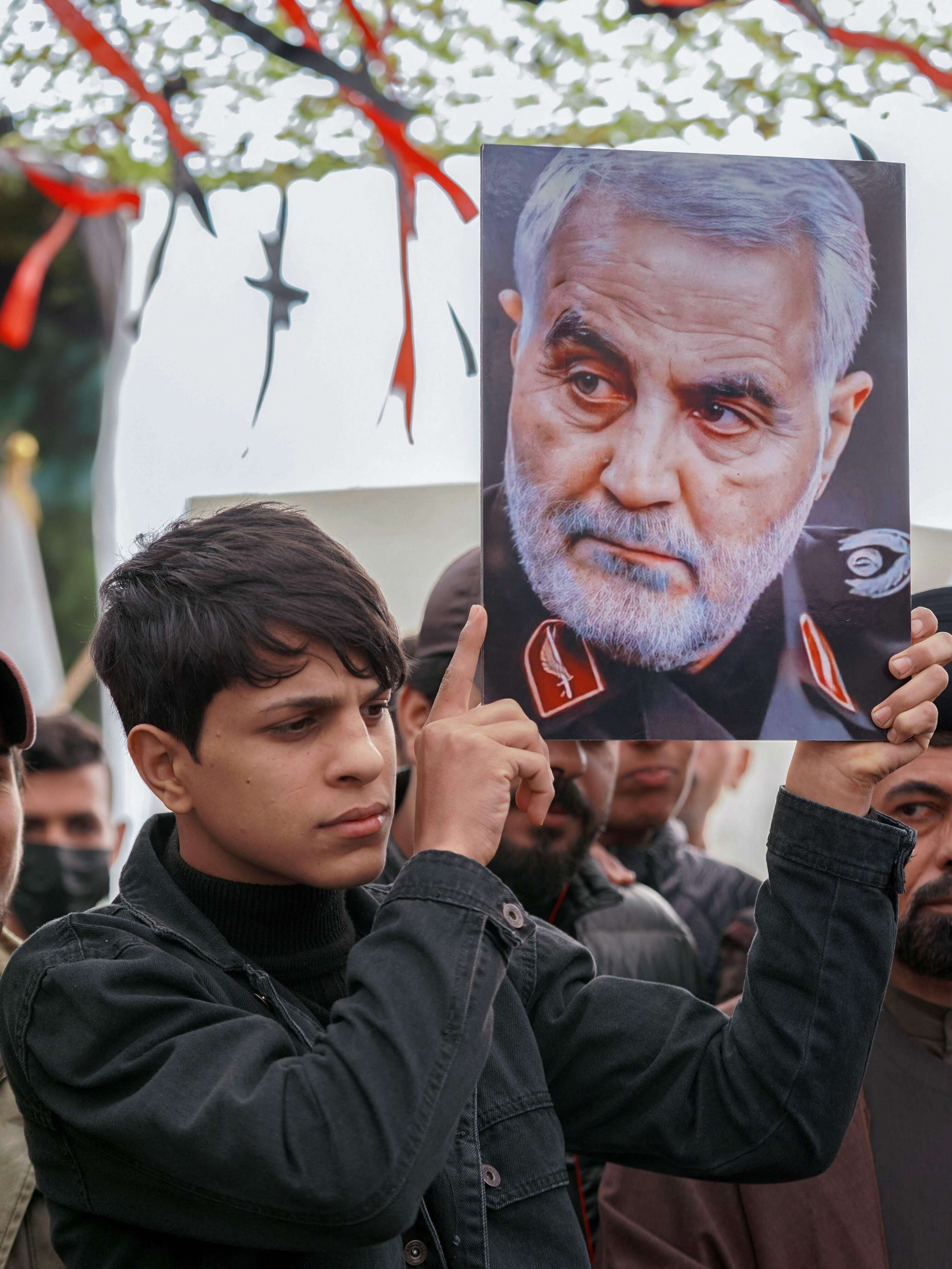 The Popular Mobilization held celebrations on the second anniversary of the assassination of Al-Muhandis and Soleimani