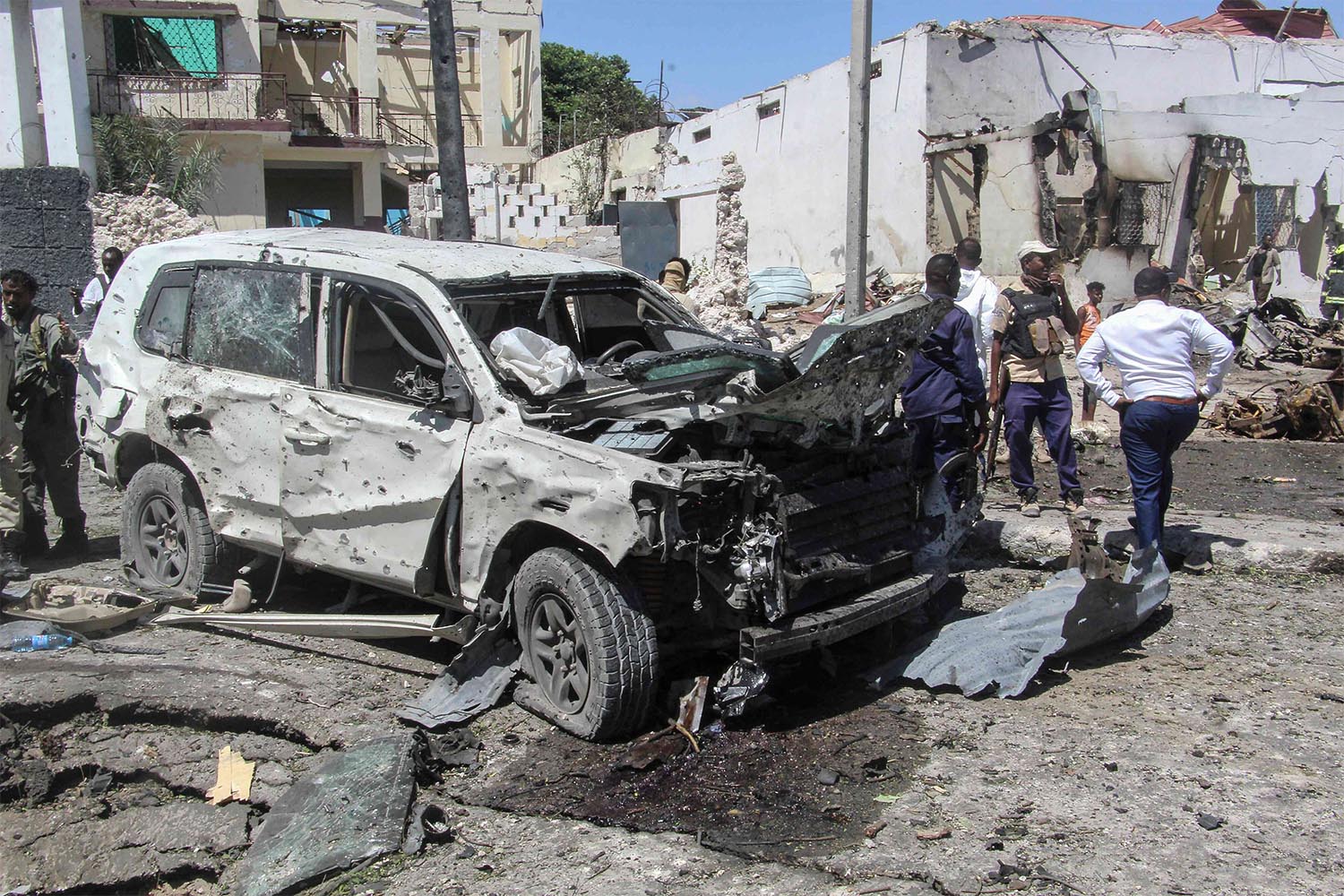 The car bomb attack occurred amid the latest period of political and security uncertainty in Somalia