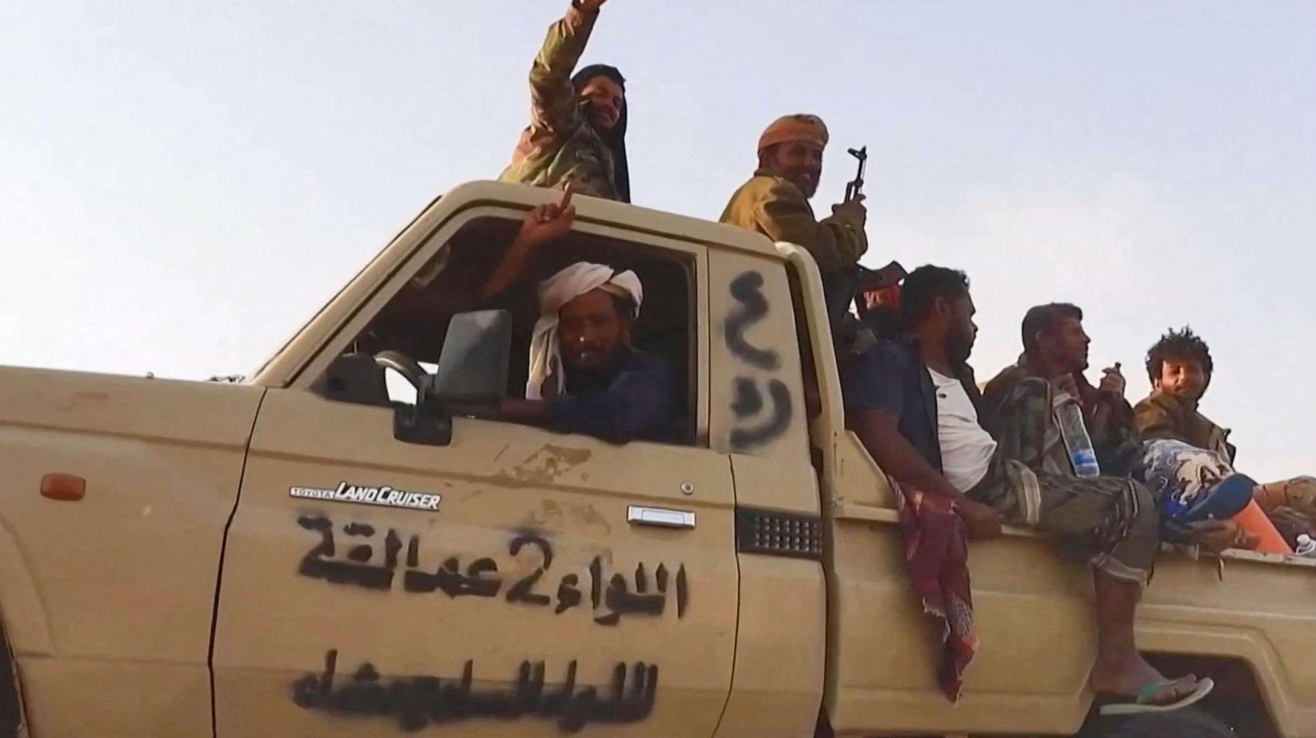 الوية العمالقة استعادت اجزاء كبيرة من شبوة