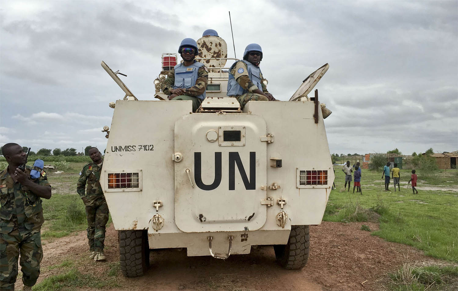 Peacekeepers from the United Nations Mission in South Sudan