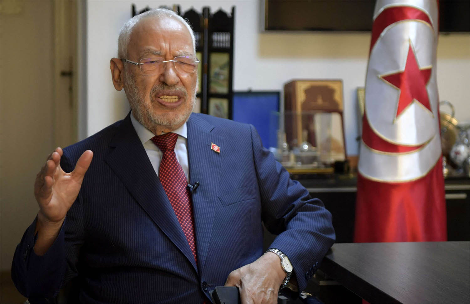 Ghannouchi has been one of Saied's most vocal critics since July
