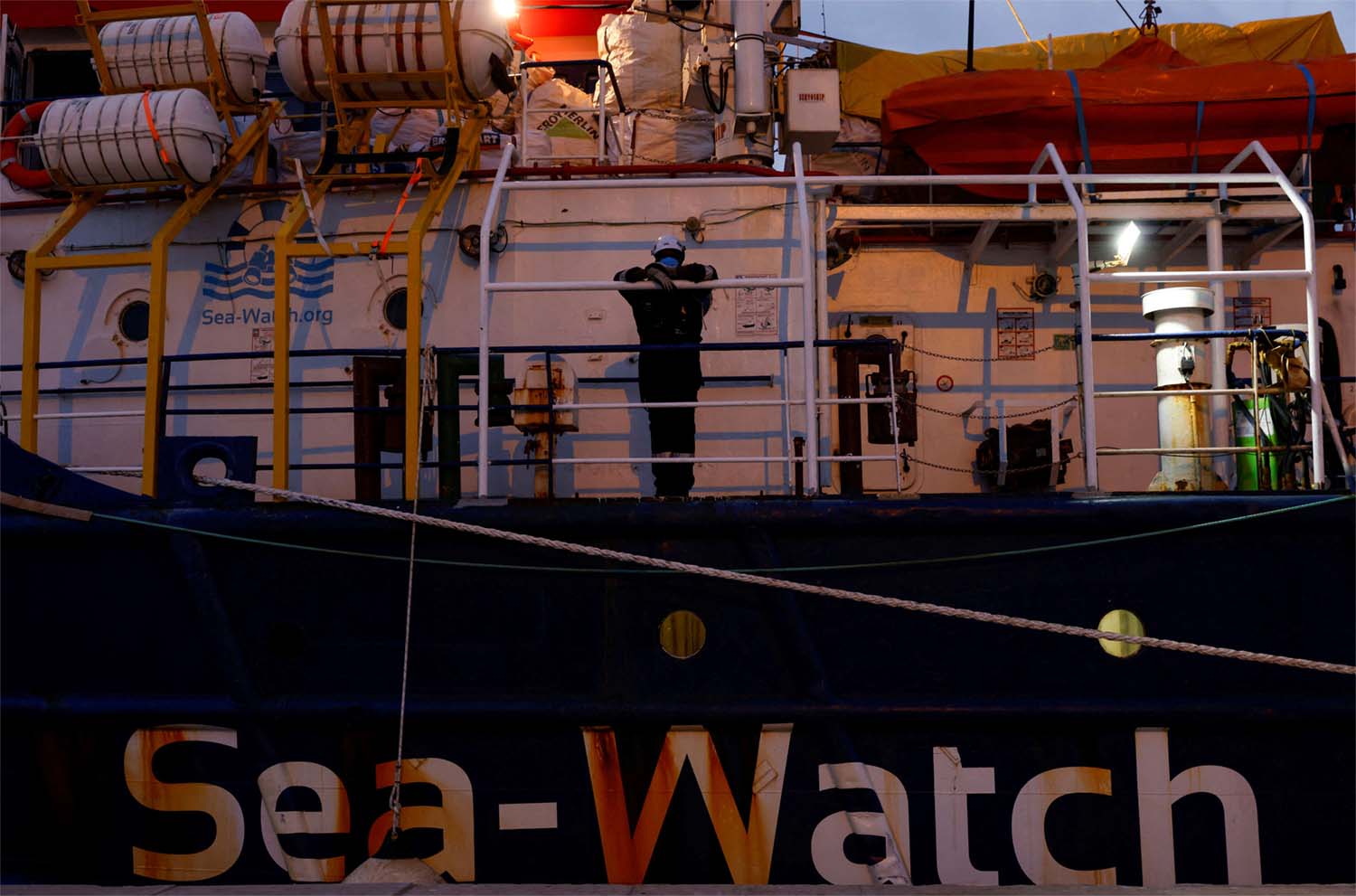 The German NGO migrant rescue ship Sea-Watch 3