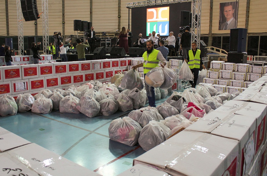 حملة تجميع ملابس في سوريا