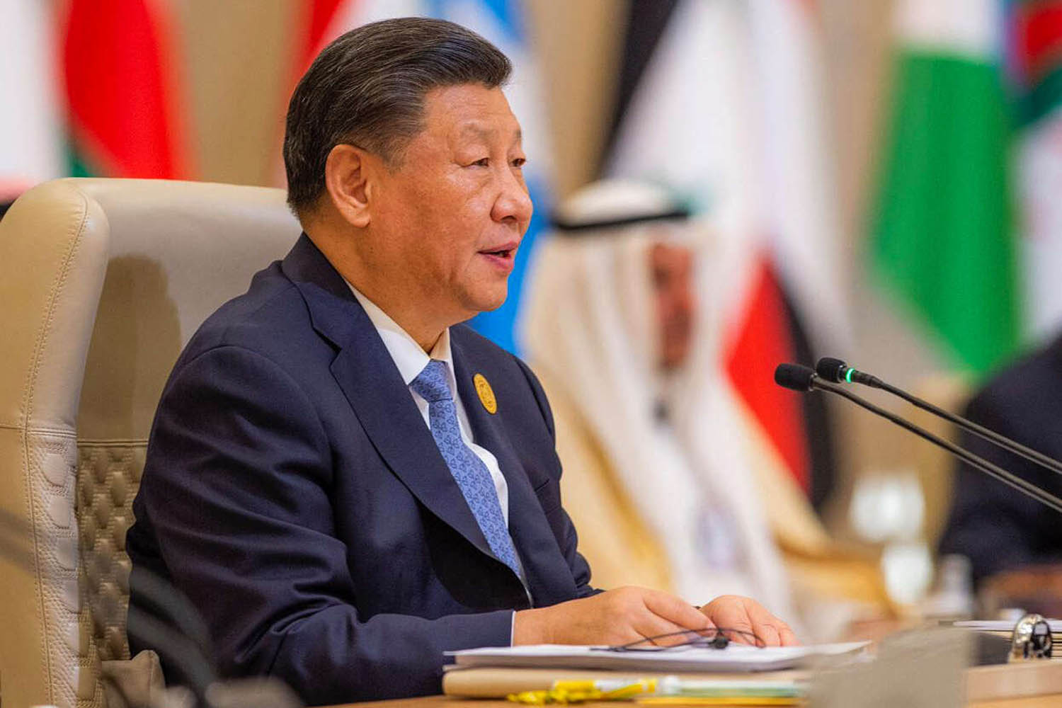 الرئيس الصيني شي جينغبينغ في قمة الرياض الخليجية