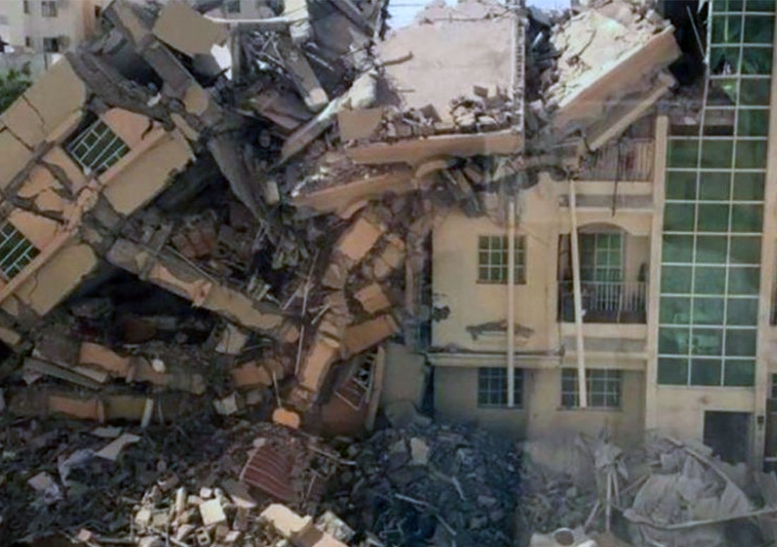 Building collapse in Doha