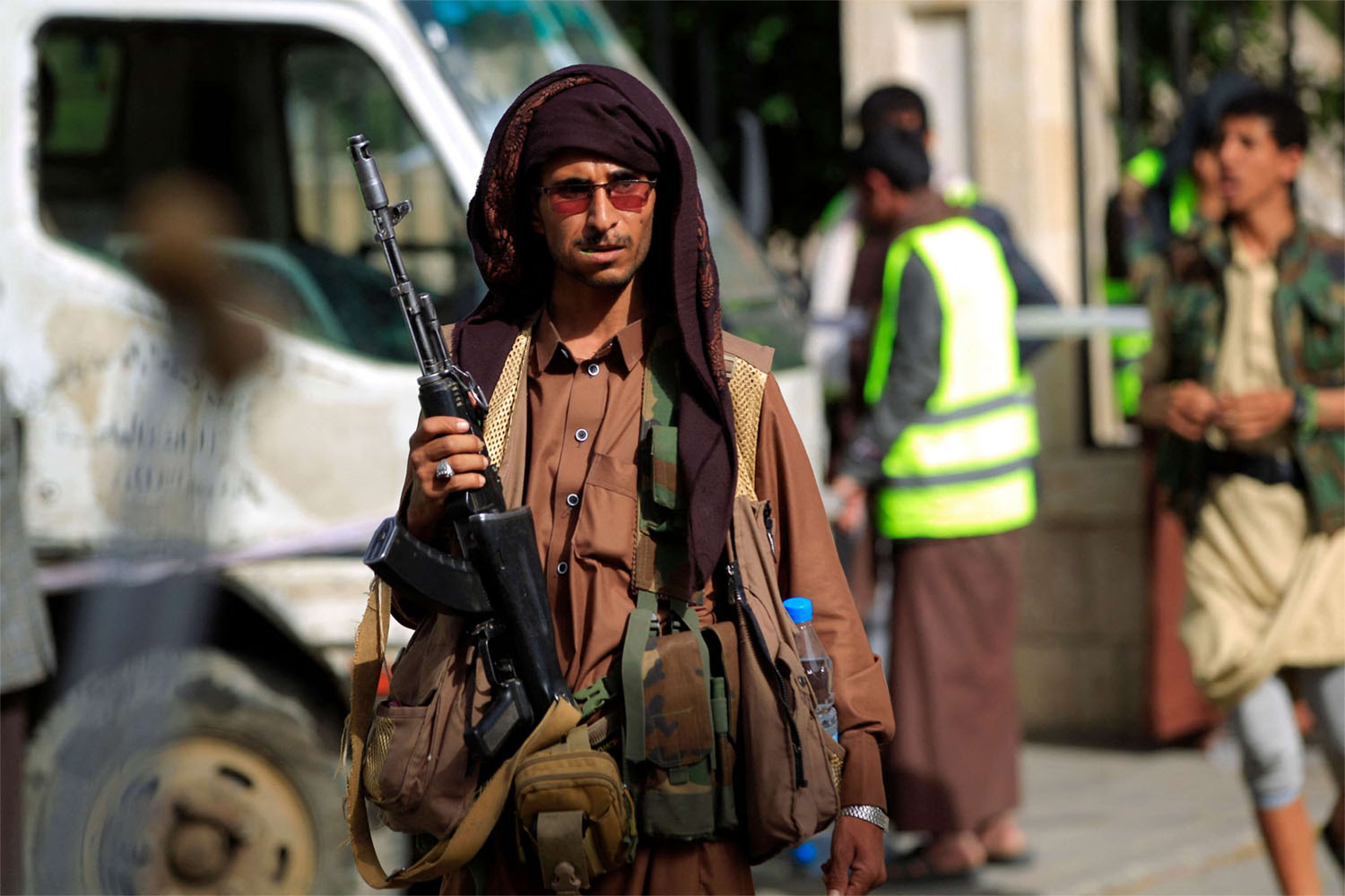 The Houthi rebels control Sanaa and most of northern Yemen