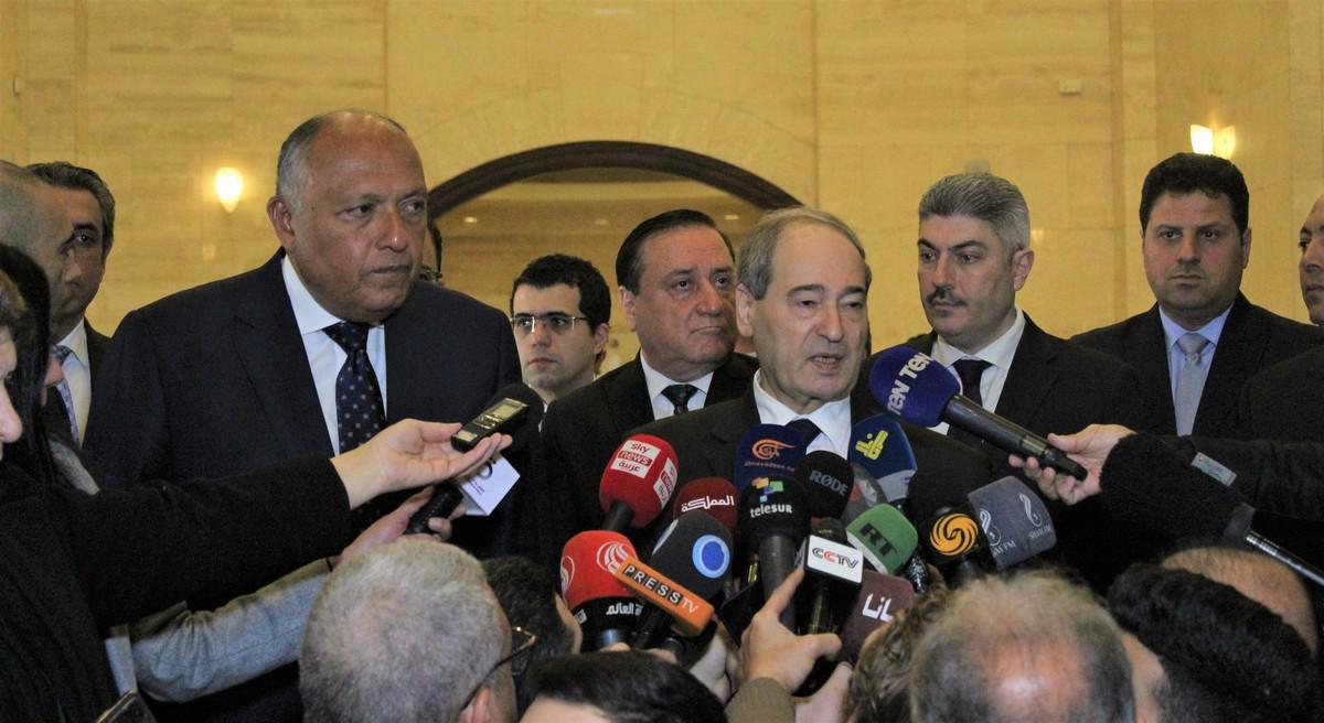 مصر تريد اعادة سوريا الى محيطها العربي وفك عزلتها