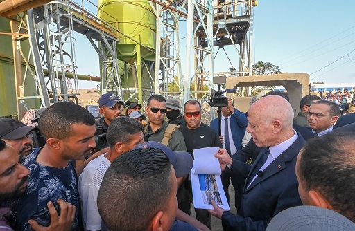 سعيد ردد امام المعتصمين شعار الشعب يريد الفوسفات من جدد