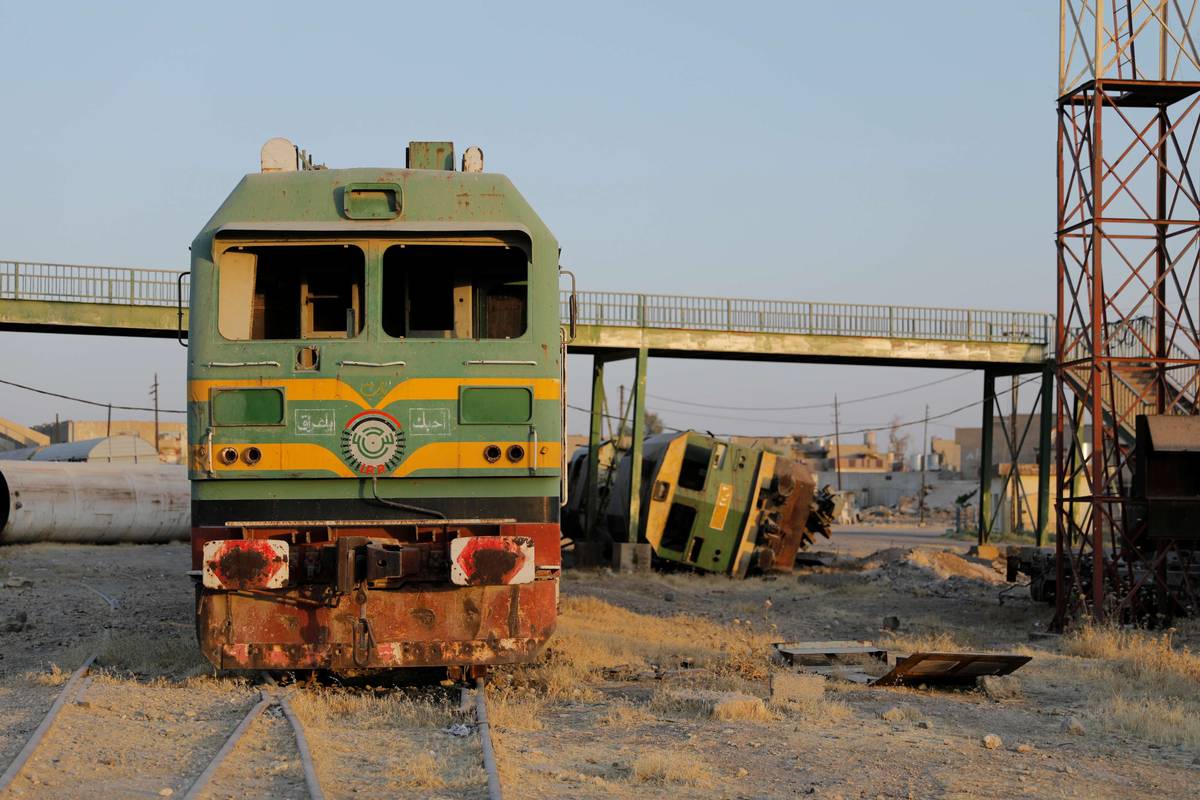 قطارات عراقية عاطلة